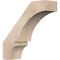 Ekena Millwork 5 1/2"W x 18"D x 18"H Balboa Smooth Knee Brace, Douglas Fir BRC06X18X18BOA00SDF - alternate 1